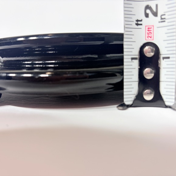 Art Deco Black Amethyst Glass Chinese Style Display Stand Base for a Vase - Picture 4 of 14